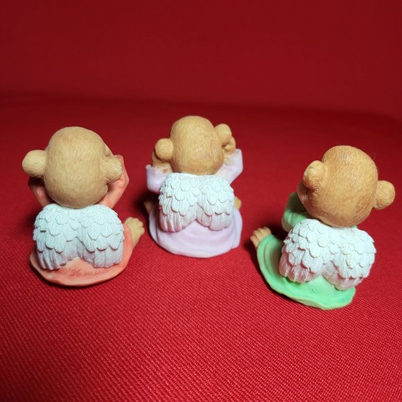 See Hear Speak No Evil Monkey Figurine Set of 3 - Picture 6 of 10